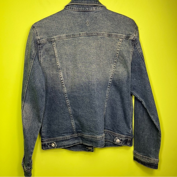 Christine Alexander‎ Swarvoski Crystal Embellished Denim Jacket size XL - Picture 8 of 8